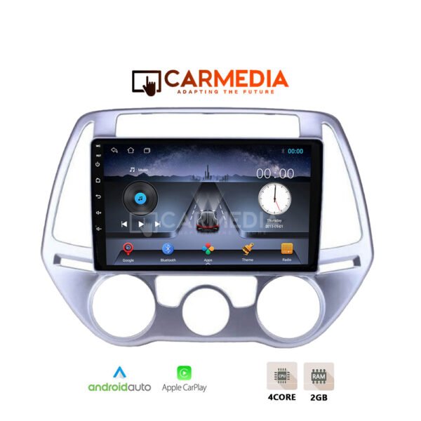 CARMEDIA CM209-13 TABLET 9'' OEM HYUNDAI i20 2008-2012 A/C-CLIMA