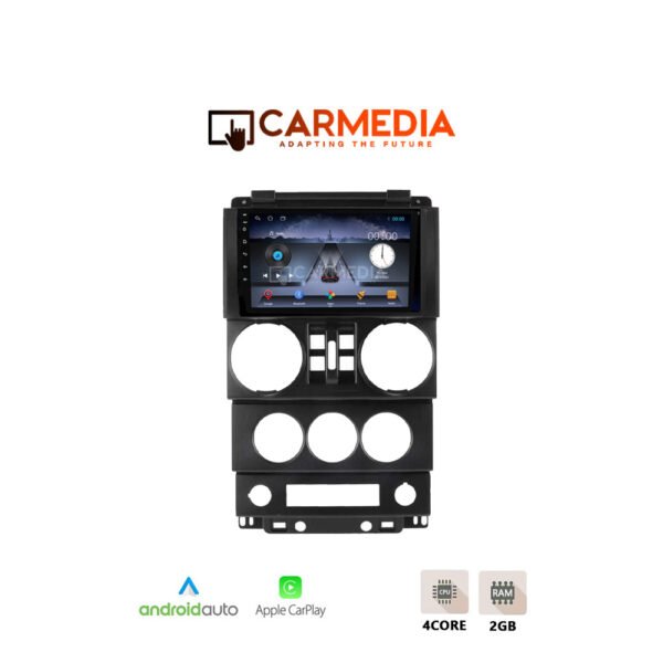 CARMEDIA CM209-13 TABLET 9'' OEM JEEP WRANGLER 2006-2011 (4 SWITCHES)