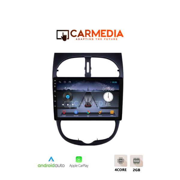 CARMEDIA CM209-13 TABLET 9'' OEM PEUGEOT 206 1998-2006