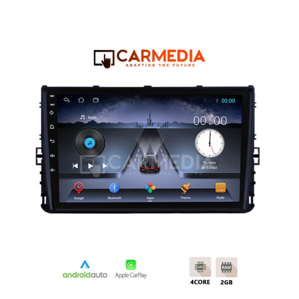CARMEDIA CM209-13 TABLET 9'' OEM VW POLO-TROC-TCROSS 2017+