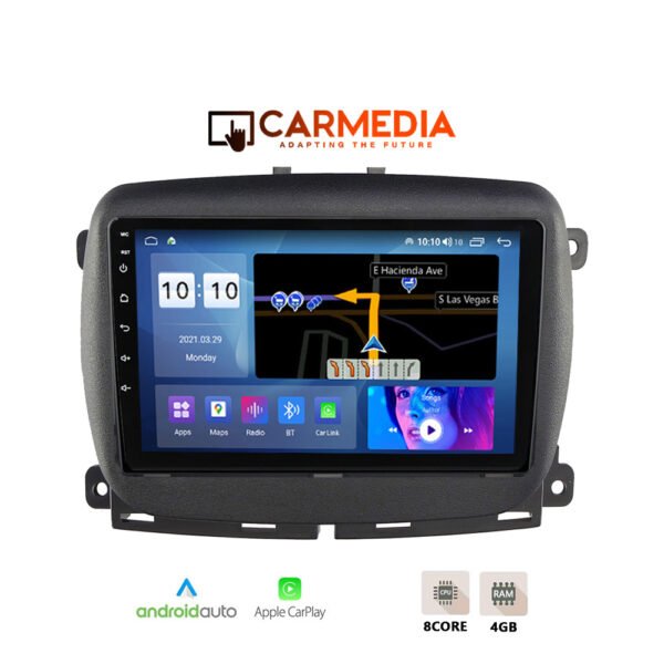 CARMEDIA CM409-13 TABLET 9'' OEM FIAT 500 2016+