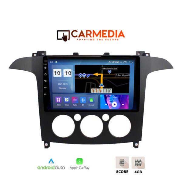 CARMEDIA CMDU409-3 TABLET 9'' OEM FORD SMAX 2006-2014 A/C