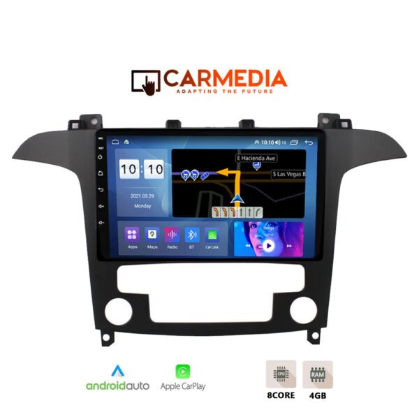 CARMEDIA CMDU409-3 TABLET 9'' OEM FORD SMAX 2006-2014 CLIMA