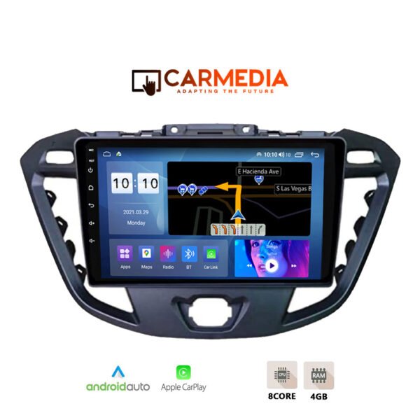 CARMEDIA CMDU409-3 TABLET 9'' OEM FORD TRANSIT CUSTOM| TOURNEO CUSTOM 2013-2019