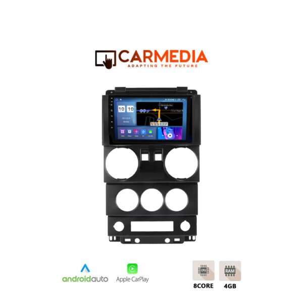 CARMEDIA CM409-13 TABLET 9'' OEM JEEP WRANGLER 2006-2011 (2 SWITCHES)