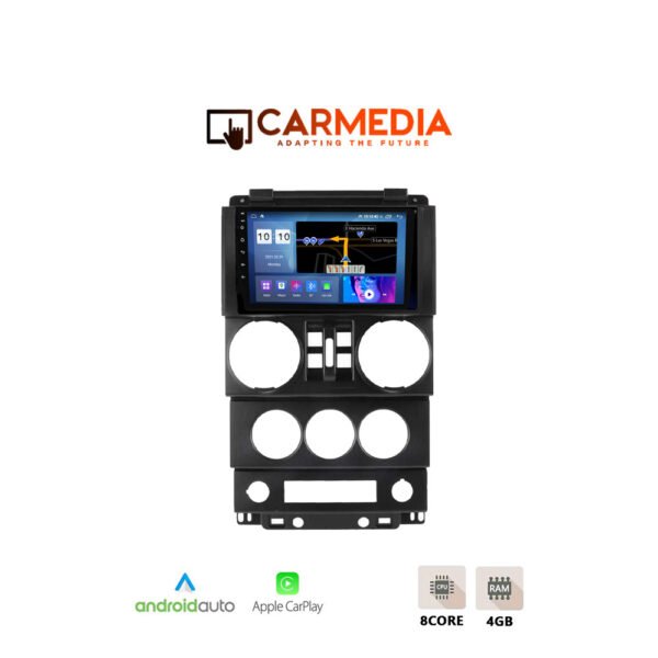 CARMEDIA CMDU409-3 TABLET 9'' OEM JEEP WRANGLER 2006-2011 (4 SWITCHES)