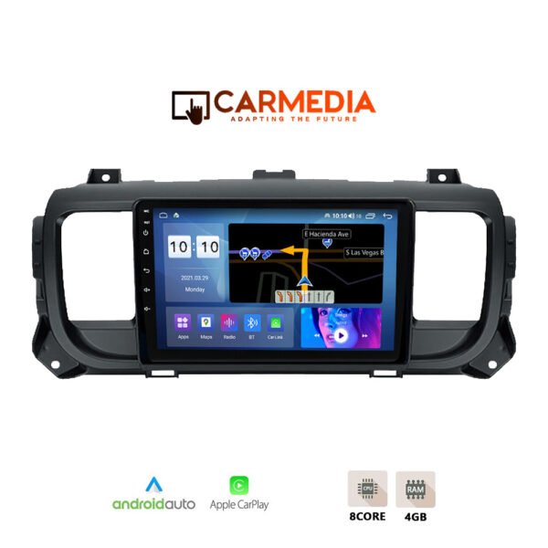 CARMEDIA CMDU409-3 TABLET 9'' OEM CITROEN JUMPY-SPACETOURER | PEUGEOT EXPERT-TRAVELLER | TOYOTA PROACE 2016+