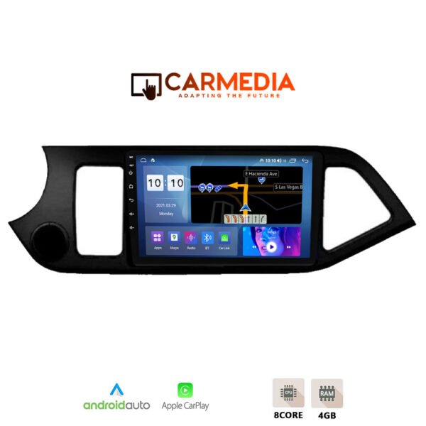 CARMEDIA CMDU409-3 TABLET 9'' OEM KIA PICANTO 2011-2017