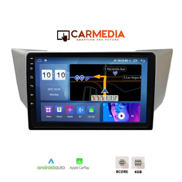 CARMEDIA CMDU409-3 TABLET 9'' OEM LEXUS RX 300-400 2003-2008