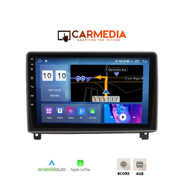 CARMEDIA CMDU409-3 TABLET 9'' OEM PEUGEOT 407 2004-2011