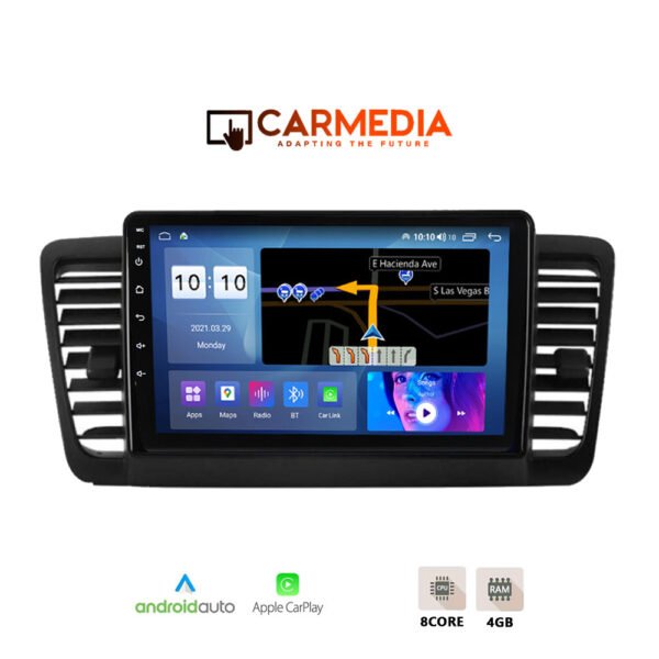 CARMEDIA CMDU409-3 TABLET 9'' OEM SUBARU LEGACY-OUTBACK 2002-2008