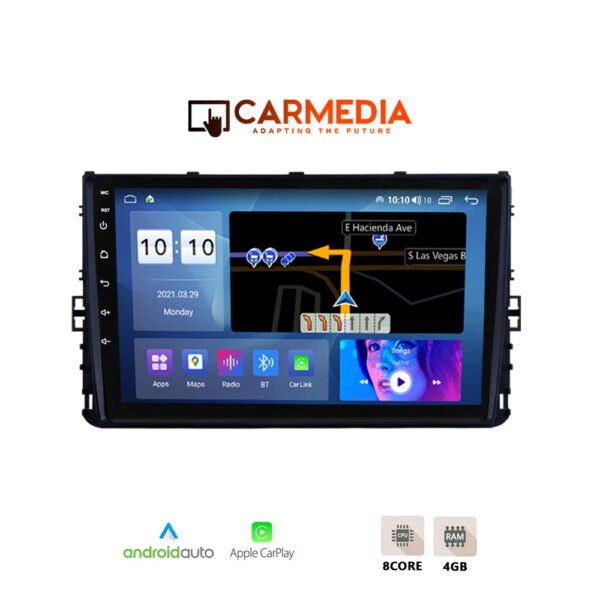 CARMEDIA CMDU409-3 TABLET 9'' OEM VW POLO-TROC-TCROSS 2017+
