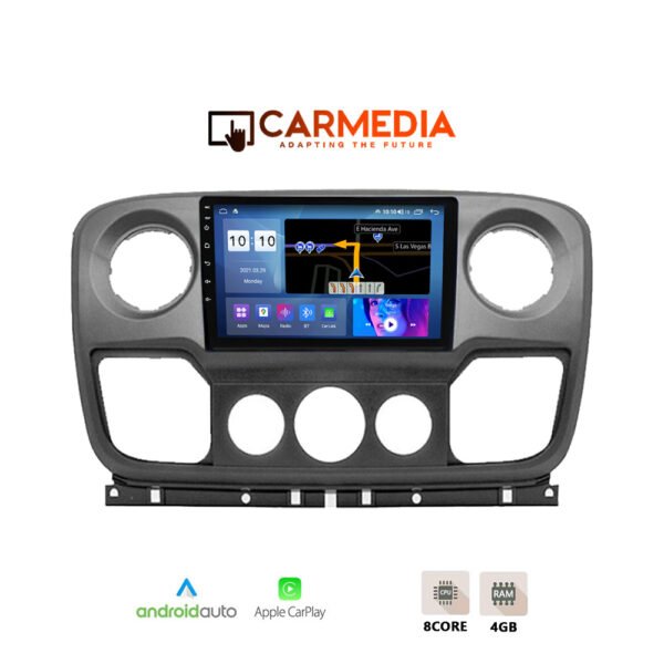 CARMEDIA CMDU410-3 TABLET 10'' OEM NISSAN NV400 | OPEL MOVANO | RENAULT MASTER 2010-2020