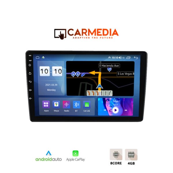 CARMEDIA CM410-12 PRO TABLET 10'' OEM NISSAN XTRAIL 2004-2007