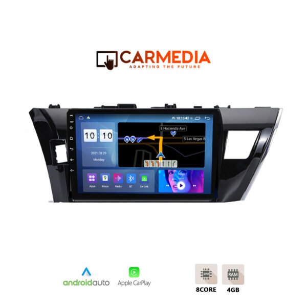 CARMEDIA CMDU410-3 TABLET 10'' OEM TOYOTA COROLLA 2013-2016