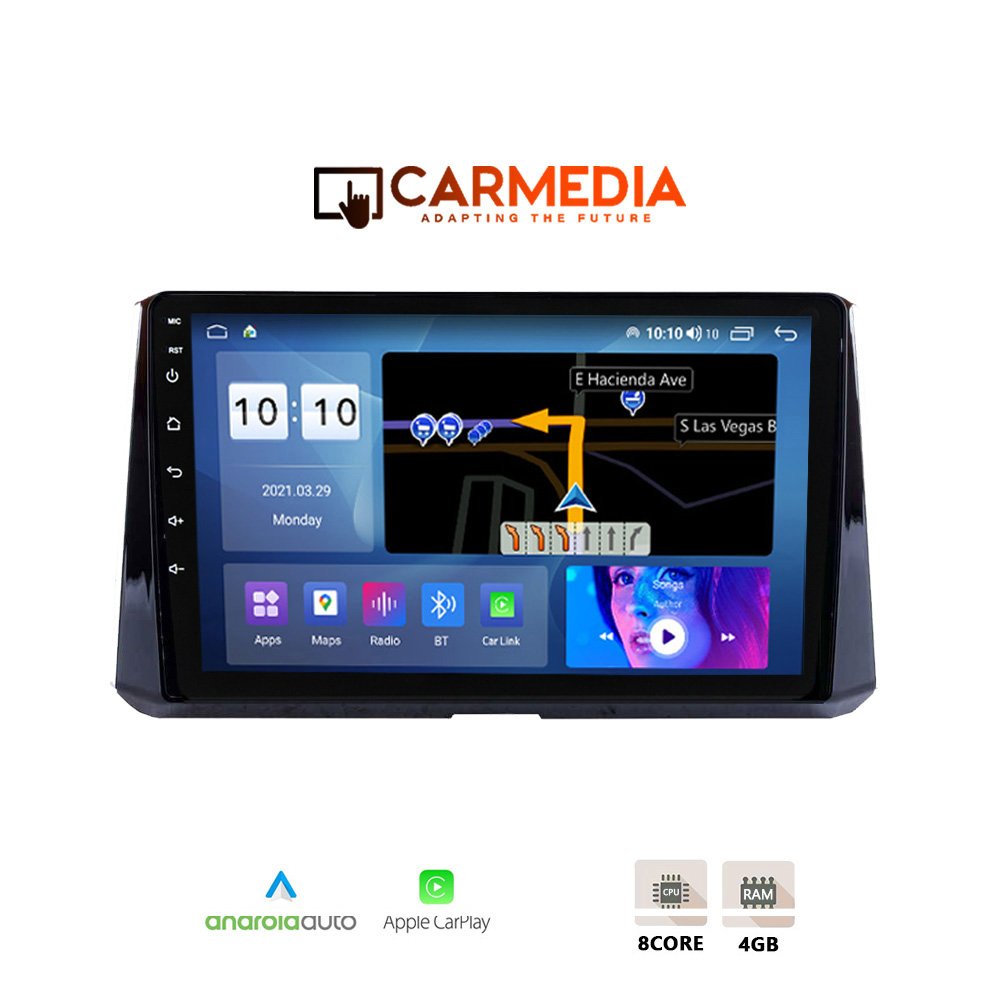 CARMEDIA-CM410-12-PRO-OEM-TABLET-10-TOYOTA-COROLLA-2019