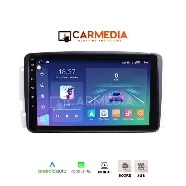 CARMEDIA CM809-13 TABLET 9'' OEM MERCEDES CLK (W209) 2000-2004