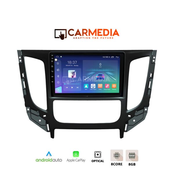 CARMEDIA CM809-13 TABLET 9'' OEM MITSUBISHI L200 2015+ CLIMA