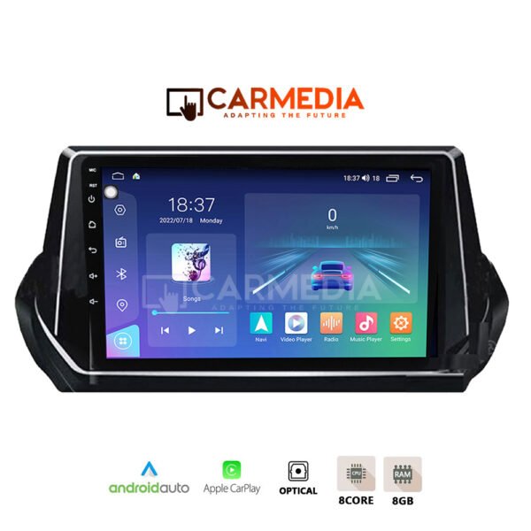 CARMEDIA CM809-13 TABLET 10'' OEM PEUGEOT 208-2008 2020+
