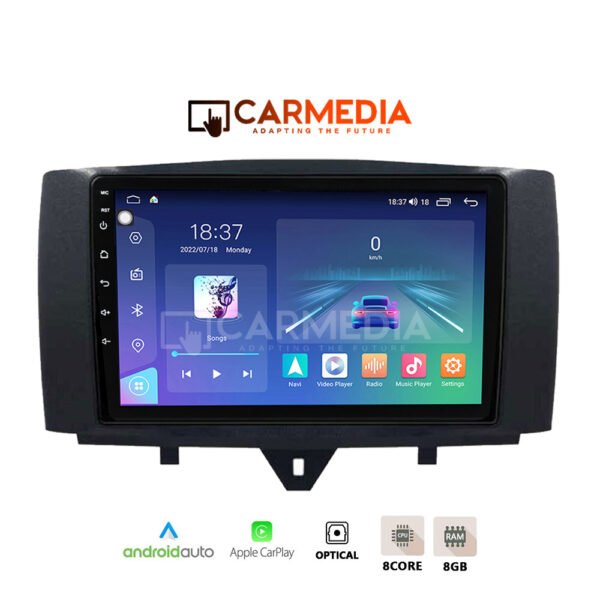 CARMEDIA CM809-13 TABLET 9'' OEM SMART 451 2010-2015