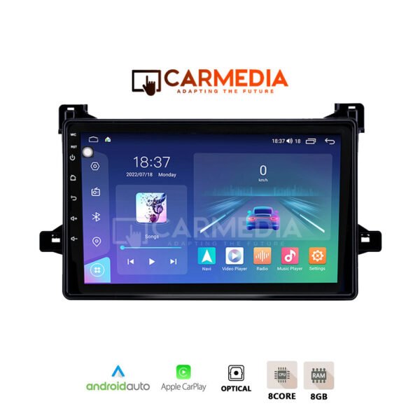 CARMEDIA CM809-13 TABLET 9'' OEM TOYOTA PRIUS 2016-2020