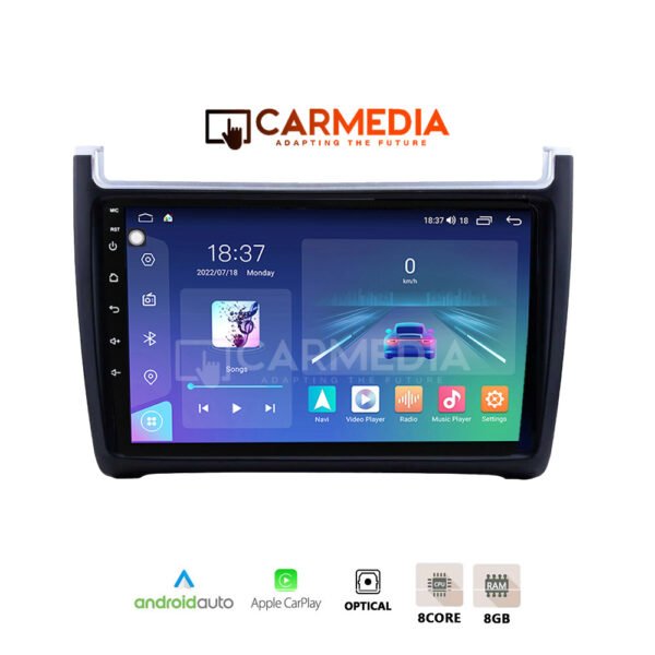 CARMEDIA CM809-13 TABLET 9'' OEM VW POLO 2014-2017