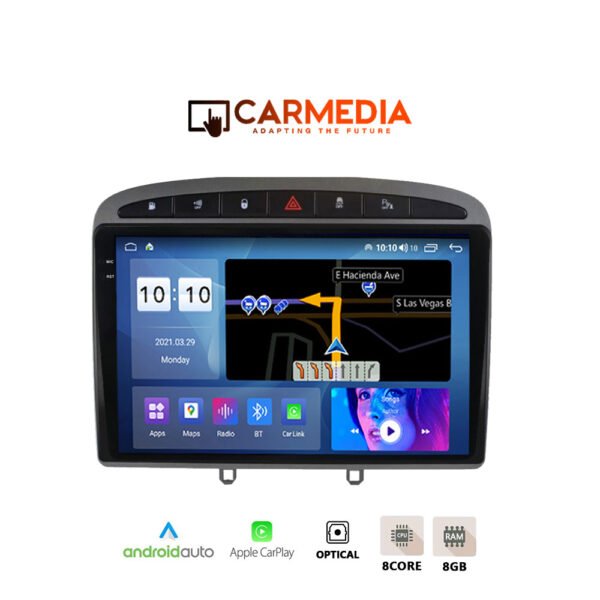 CARMEDIA CM8095-12 PRO PLUS TABLET 9.5'' OEM PEUGEOT 308 2007-2012