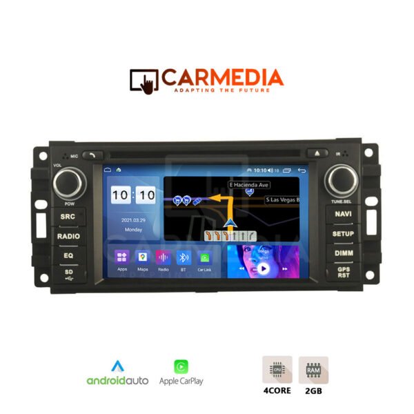 CARMEDIA CMW262-12 OEM DVD 6.2'' JEEP-DODGE ALL