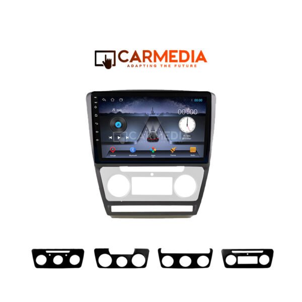 CARMEDIA CM210-13 TABLET 10'' OEM SKODA OCTAVIA 5 2005-2012 A/C-CLIMA BLACK