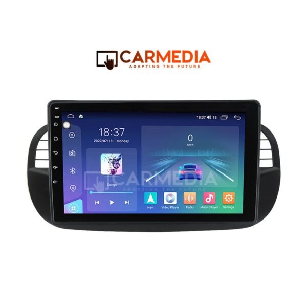 CARMEDIA CM2089-13 TABLET 9'' OEM FIAT 500 2007-2015 BLACK