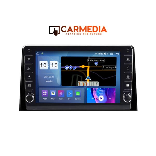 CARMEDIA CM20810B-13 KNOB TABLET 10'' OEM CITROEN BERLINGO | OPEL COMBO | PEUGEOT PARTNER | TOYOTA PROACE 2018+