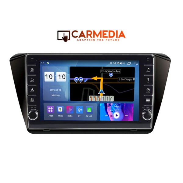 CARMEDIA CM20810B-13 KNOB TABLET 10'' OEM SKODA SUPERB 2015+