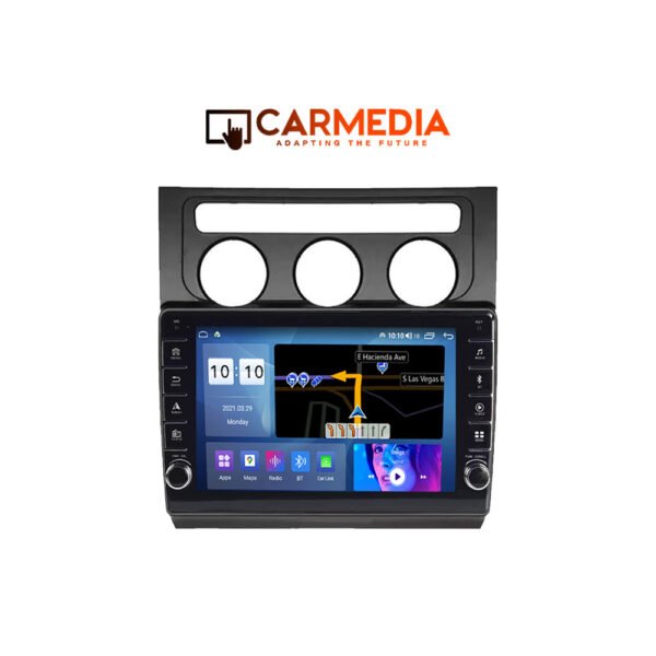 CARMEDIA CM20810B-13 KNOB TABLET 10'' OEM VW TOURAN 2003-2016 BLACK