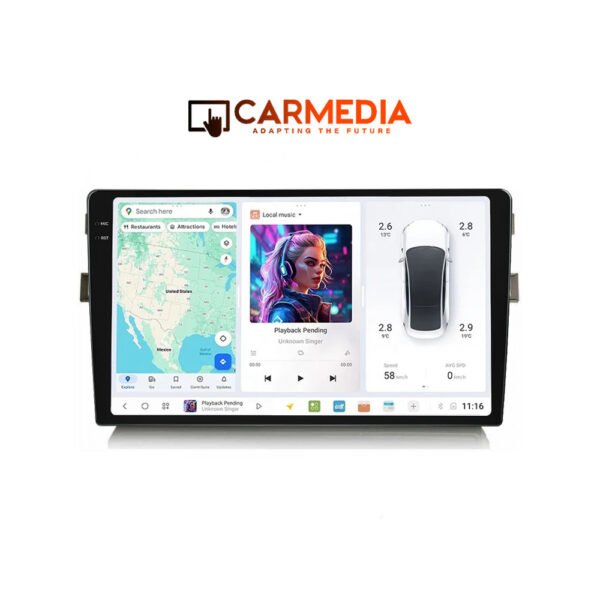CARMEDIA CMDU12095-13 PRO PLUS TABLET 9.5'' OEM TOYOTA AURIS 2007-2012