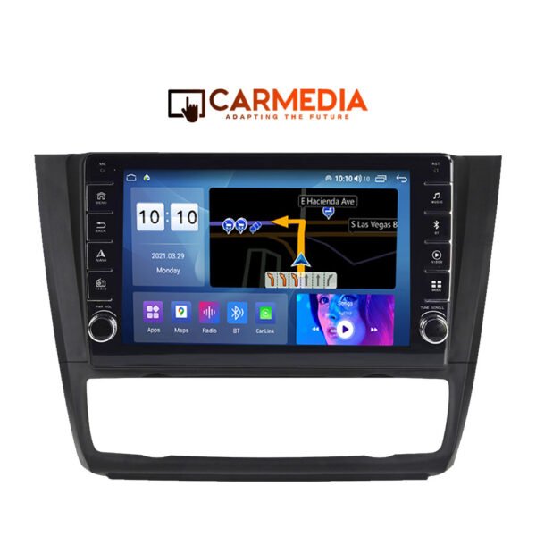 CARMEDIA CM2089B-13 KNOB TABLET 9'' OEM BMW SERIES 1 (E81-82-87-88) 2004-2013 KLIMA