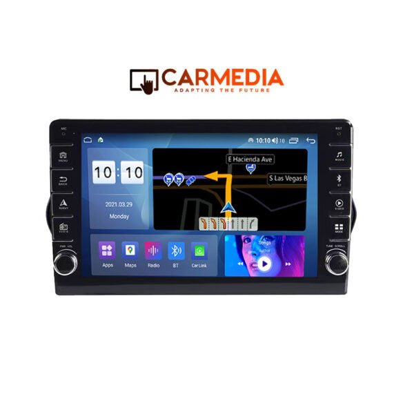 CARMEDIA CM2089B-13 KNOB TABLET 9'' OEM FIAT TIPO 2015-2018