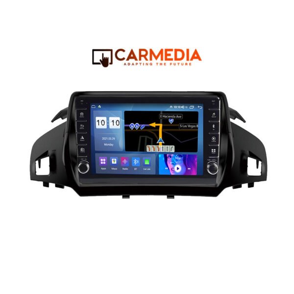 CARMEDIA CM2089B-13 KNOB TABLET 9'' OEM FORD KUGA 2013+ | C-MAX 2011+