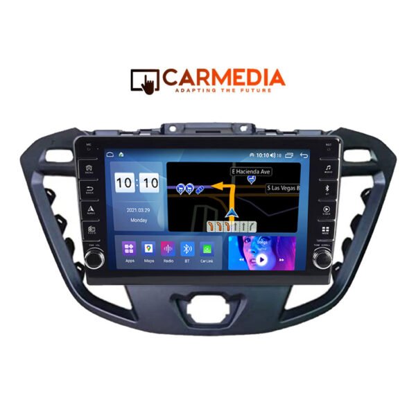 CARMEDIA CM2089B-13 KNOB TABLET 9'' OEM FORD TRANSIT CUSTOM| TOURNEO CUSTOM 2013-2019