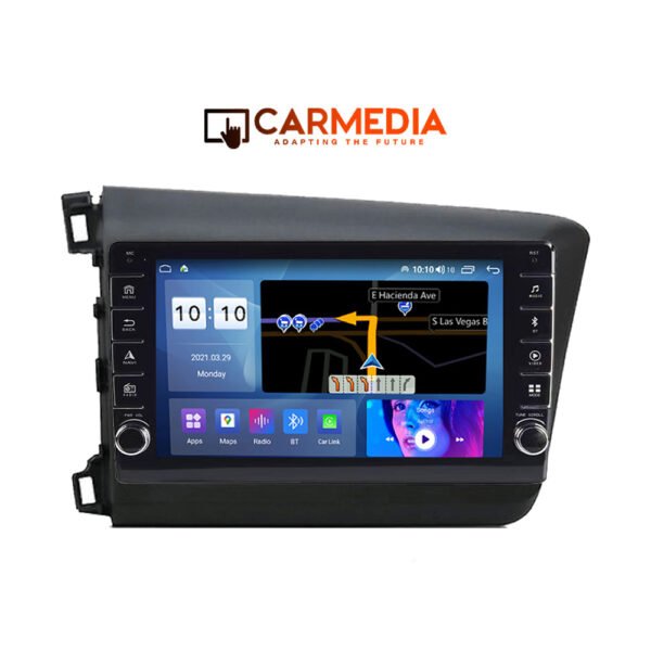 CARMEDIA CM2089B-13 KNOB TABLET 9'' OEM HONDA CIVIC 4Doors 2012-2016