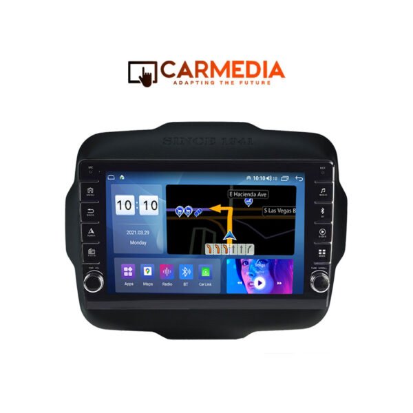 CARMEDIA CM2089B-13 KNOB TABLET 9'' OEM JEEP RENEGADE 2014+