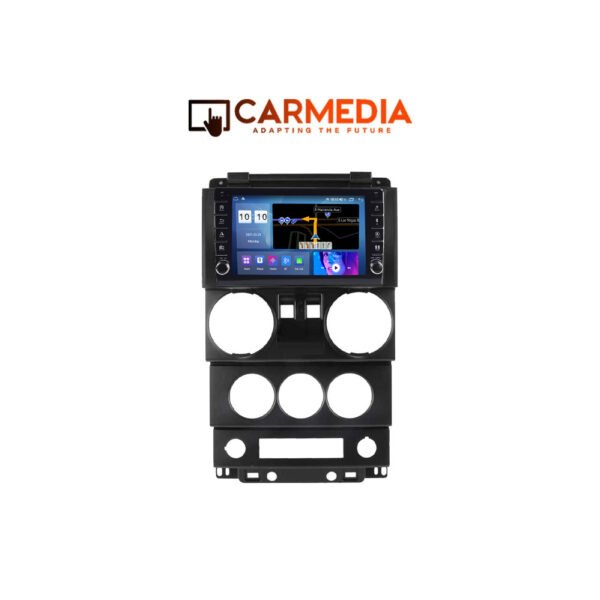 CARMEDIA CM2089B-13 KNOB TABLET 9'' OEM JEEP WRANGLER 2006-2011 (2 SWITCHES)