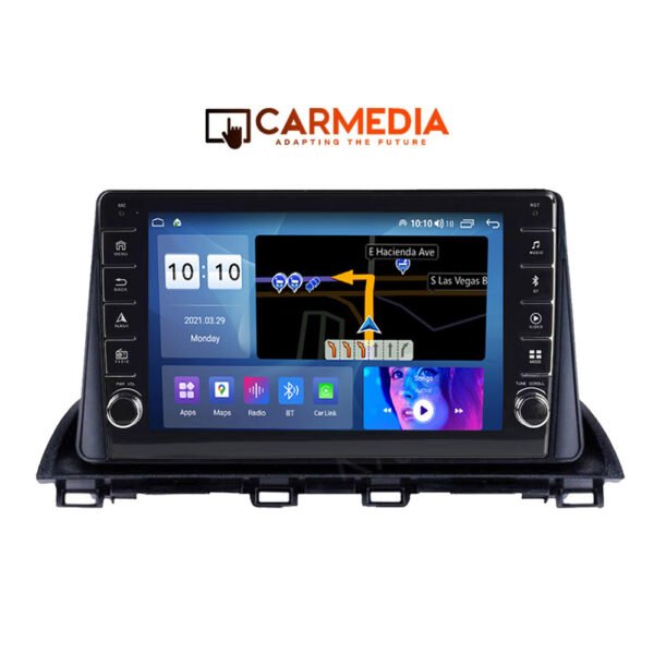 CARMEDIA CM2089B-13 KNOB TABLET 9'' OEM MAZDA 3 2014+