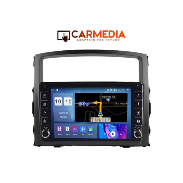 CARMEDIA CM2089B-13 KNOB TABLET 9'' OEM MITSUBISHI PAJERO 2006-2013