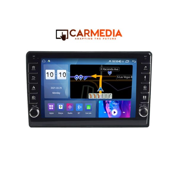 CARMEDIA CM2089B-13 KNOB TABLET 9'' OEM NISSAN NAVARA 2006-2011 CLIMA