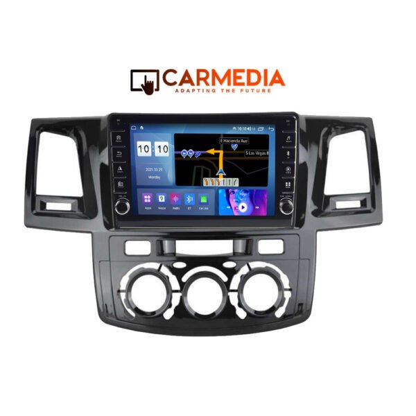 CARMEDIA CM2089B-13 KNOB TABLET 9'' OEM TOYOTA HILUX 2005-2011 A/C