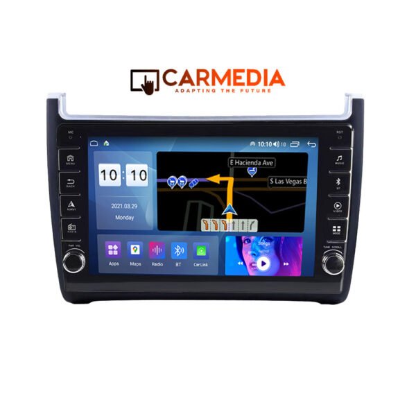 CARMEDIA CM2089B-13 KNOB TABLET 9'' OEM VW POLO 2014-2017