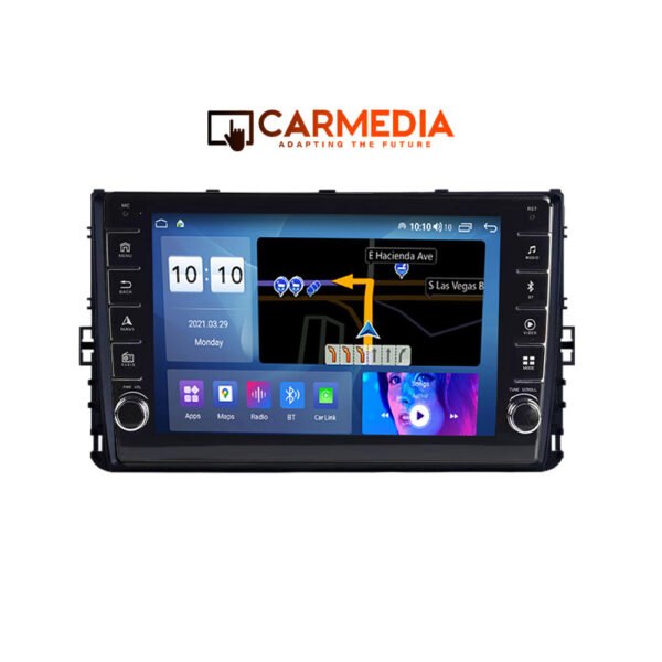 CARMEDIA CM2089B-13 KNOB TABLET 9'' OEM VW POLO-TROC-TCROSS 2017+