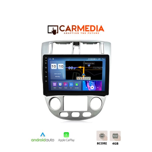 CARMEDIA CM410-12 PRO TABLET 10'' OEM CHEVROLET LACETTI / EXCELLE SILVER