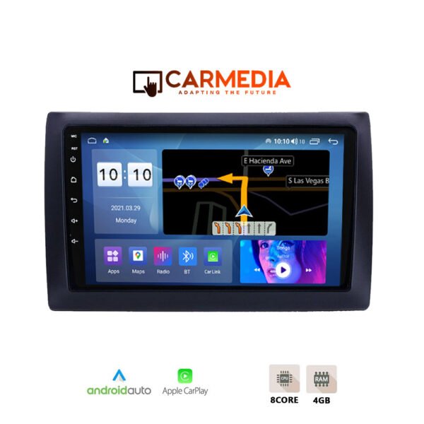 CARMEDIA CMDU409-3 TABLET 9'' OEM FIAT STILO 2001-2008