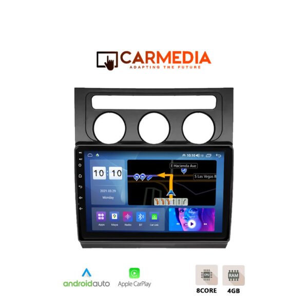 CARMEDIA CMDU410-3 TABLET 10'' OEM VW TOURAN 2003-2016 BLACK